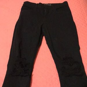 Woman fashion ripped Express Jean size 2S